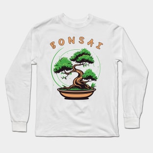 Bonsai Tree Art Long Sleeve T-Shirt